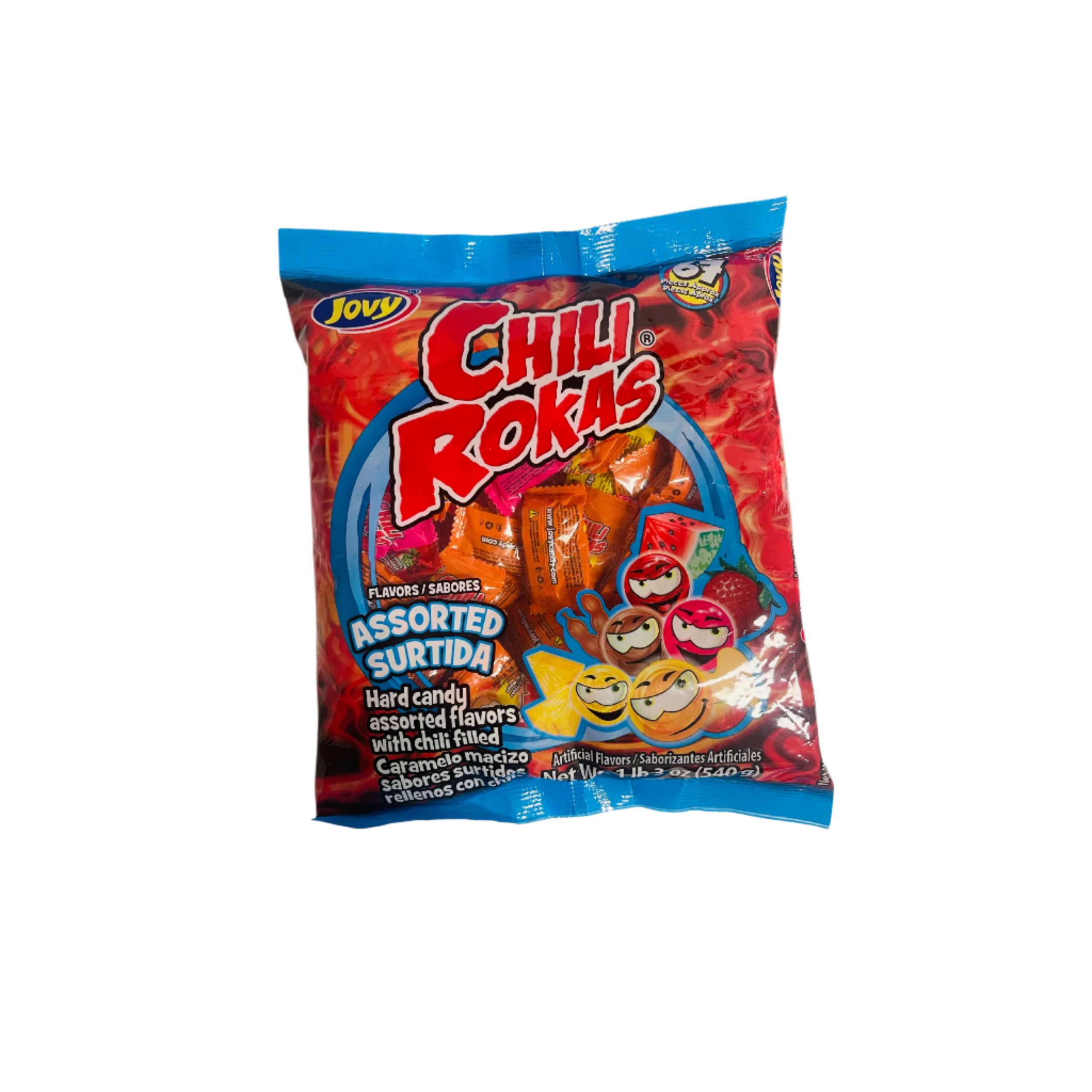 assorted hard candy with spicy center